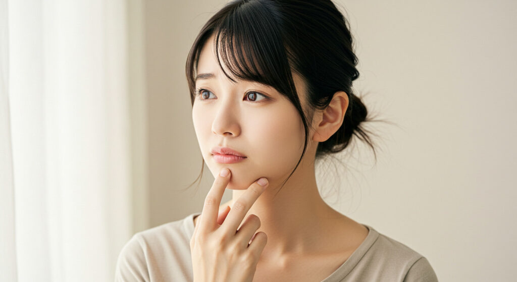 女性も気になるあごのムダ毛脱毛